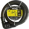 Master Lock Lucchetto a chiave con cavo da 1m Master Lock 8284EURDPRO - Acciaio intrecciato - Ideale per le moto e le biciclette, nero