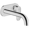 hansgrohe Vernis Blend Miscelatore monocomando lavabo ad incasso a parete con bocca di erogazione 20,5 cm, cromo, 71576000