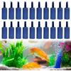 Rakiuty Pietra ad Aria per Serbatoio Pompa,Bolle di Pietra di Ossigeno,Diffusore di Ossigeno per Acquario,Air Stone per Acquario,Acquario Pietra Porosa,Air Stone per Acquario,20 Pezzi