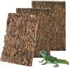 LZYDKH Corteccia di sughero, 3 pezzi, per terrario, in sughero, decorazione per albero, corteccia di sughero, per rettili, come Geco, Bartagame e tartarughe, 15 x 30 cm