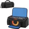 Valveric Custodia portatile per altoparlante compatibile con JBL PartyBox On-The-Go/Essential, custodia da viaggio per altoparlanti e accessori, con manico e tracolla, Nero , 19.3 x 9 x 9.6 inch, moderno