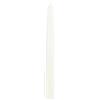 Cereria di Giorgio Risthò Candele Coniche Laccate, Cera, Bianco, 2.2x2.2x21 cm, 6 unità