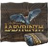 LOGOVISION Labyrinth Owl Logo Maze Coperta super morbida al tatto setoso - 152 x 127 cm