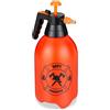 Relaxdays Pistola ad Acqua da Pompieri, Bottiglia Serbatoio 3 L, Zaino Antincendio per Bambini, Giochi Estivi, Arancione