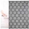 Relaxdays Tenda per Doccia Moderna, 120x240, Vasca da Bagno, Idrorepellente, Montaggio a Soffitto, Rullo Finestra,Grigia