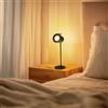 M mimotec - Lampada da tavolo a LED Leni nera, 2W, luce dimmerabile 3CCT, batteria ricaricabile tramite USB, design moderno, ideale per camera da letto, soggiorno, scrivania, casa