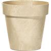 Prosperplast Vaso da fiori 2,2L Cube 17x17x15 cm, Crema