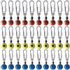 CRLLDPM 60 Pezzi Girella da Pesca,Girevoli da Pesca,Girelle da Pesca a Canna Pesca,Connettore Girevole da Pesca,Pesca Girelle con Moschettone per Connettori Clip Girevoli, 3 Dimensioni