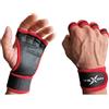 VEXON Guanti Palestra Uomo Donna con Supporto Polso, Guanti Crossfit Antiscivolo Traspiranti, Guanti Fitness per Sollevamento Pesi, Calisthenics, Allenamento.