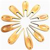 LL-Golf® 10 Golf bambù Alza Pitch/Divot Tool, Naturale/forcelle