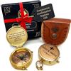 OakiWay Bussola del sentiero di Dio, regalo di comunione e cresima per ragazzi adolescenti, regalo religioso per battesimo, per uomini, cristiani, cattolici, lauree, regalo sentimentale e ispiratore