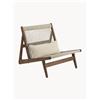 GUBI Poltrona lounge fatta a mano in legno di noce con cuscino MR01 Initial