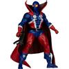 McFarlane Spawn Page Punchers Action Figure Spawn 1977 Red and Blue (Chase) Red Platinum Edition 18 cm