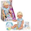 BABY born Little Baby Boy, Bambola con 7 funzioni per ragazzi e ragazze, a partire da 1 anno, funziona senza batterie, bambola da 36 cm, 834602 Zapf Creation