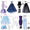 UJBVCX 32 Pezzi Vestiti Bambola Accessori, Moda Completi Clothes, Fashion Dolls and Accessories Set Per 11.5 Pollici 30 cm Bambola