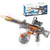 UROINT Pistola Ad Acqua Elettrica Per Bambini, Fucile Ad Acqua Automatica Con Gittata Fino 10M, Electric Water Gun luce LED giocattoli regali per adulti ragazzi ragazze (UMP45 Nero)