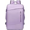 Treer Zaino per Ryanair Wizz Air 40x30x20 Borse da Cabina, Bagaglio a Mano 24L Zaino da Viaggio Aereo Donna Uomo Idrorepellente Casual Daypack con Foro di Ricarica USB e Tasca Antifurto (Viola)