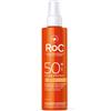 ROC Lozione Spray Solare Corpo Idratante SPF50+ 200ml - Spray solare corpo alta prot.