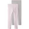 NAME IT Nkfvivian 2P Leggings L Noos, Cradle Pink, 134/140 cm