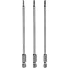 QUARKZMAN 3pz H2,5 Chiavi a Brugola per Punte da Trapano 2,5mm Punte Metriche Piane 1/4 Attacco Esagonale 150mm (6) Punta Cacciavite Esagonali Magnetico Lungo Industriale per Viti