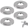 BinXiaoQin Rosette per doccia 3/4, 27 mm x 70 mm x 10 mm, altezza per rubinetti, rubinetti, rubinetti, lavandini, tubi termosifoni, rosette, copertura