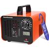 GJCrafts Generatore di ozono, 60.000 mg/h, display digitale dell'ozono, purificatore d'aria per auto, con timer da 60 minuti fino a casa, pulitore disinfettante, generatore di ozono