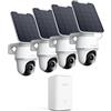Reolink 4K 360° PT Telecamera Wi-Fi Esterno Kit, Senza Fili, 2,4/5 GHz WiFi