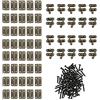 DUOHERESHUI 20 Pezzi Bronzo Hasp, Hasp Antico Legno, 40 Pezzi Cerniere Per Scatola, Con Viti, Per Artigianato Retrò, Come Scatole Retrò In Legno, Scatole Regalo, Scatole Per Vino, Cassette Per Attrezzi