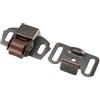 METALLIXITY Sfera Chiusure (39mm x 29mm x 11mm) 2pz, Ferro Singolo Sfera Rullo Prendi - per Casa Cucina Armadio Credenza Porta, Rame Tono