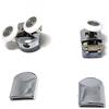 Smooth Set di 8 ruote, rotelle, guide, in lega di zinco, per porta del box doccia