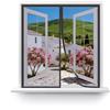 MAGICDOOR Zanzariera Magnetica Finestra 100x150cm, Fibra di Poliestere Colore Puro Tenda Zanzariera con Forte Magnete Traspirante Zanzariere Magnetiche per Camera Letto Soggiorno Porta ingresso-Nero