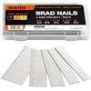 meite Chiodi senza testa in acciaio inox calibro 18, assortiti 5 misure (3/4, 1, 1-1/4, 1-1/4, 1-1/2, 2) Chiodi universali per chiodatrici pneumatiche, elettriche 18GA, confezione multipla da