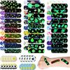 Eniyou 60 Pcs Cerotti Luminosi Bambini Effetto Fluorescente Diversi Simpatici Disegni a Fumetti Impermeabile Adatto per La Cura Delle Ferite 72x19mm con 20 Cerotti Rotondi Piccoli