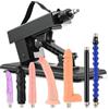SENSUA Macchina del Sesso Automatica con 3 Dildo, Sex Machine a Spinta Regolabile a 180° con Ventosa e Barra di Estensione, Giocattolo Sessuale Adulti per Donne e Uomini Masturbazione con 5 Accessori