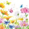 E+N Tovaglioli Happy SPRING PRIMAVERA, 33x33cm, 20 st Pacco , 3 strati, richiudibile PACCO
