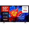 TCL 55P8K QLED 4K HDR Ultra HD 55 QLED TV with Google TV Technology (Dolby Vision and Atmos, Motion Clarity Pro 144Hz, FreeSync, Onkyo 2.1 Audio, Google Assistant Compatible)