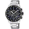 Festina Orologio Uomo Analogico in Acciaio Inossidabile 316L - Movimento al Quarzo - Cronografo - Calendario - Vetro Minerale ad Alta Resistenza - Impermeabile 10 ATM F20560 Timeless Chronograph