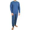 o-day Karelpiù Pigiama Uomo in Cotone Interlock Pigiama Uomo Invernale Caldo e Morbido Comfort Totale Pigiama Invernale Uomo con Tasche Idea Regalo (IT, Testo, L, Regular, Regular, Modello 4)