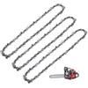 MospdyGear 3 pezzi 10 pollici 25 cm 3/8 pollici LP 1,3 mm 40 TG catena di ricambio, catena di ricambio per Bosch, ricambio per Makita, ricambio per Husqvarna