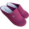 GRÜNLAND il benessere è naturale GRUNLAND pantofole ciabatte invernali LANASOFT donna pantofole lana e sottopiede RE-soft caldo in feltro (magenta, 36, Sistema Taglie Calzature EU, Adulto, Donna, Numero, Media, 36)