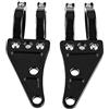 Ymiko 2Pcs Staffa di Montaggio del Faro della Forcella Universale 35mm-41mm Staffa della Forcella del Motociclo Regolabile Supporto della Lampada della Testa del Faro