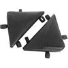 Oldbones Borsa laterale per telaio sella per K100 Cafe Racer Scrambler 2PCS Borsa di stoccaggio PU