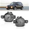 TangMiGe Fendinebbia compatibile con BMW E70 E81 E83 E84 E87, X1 X3 X5, Serie 1 CPE/CONV, per paraurti standard/aerodinamici, fari non adattivi, 2003-2015, 1 Paio (Fumo Nero)