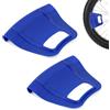 Fukaisu 2pz Protezioni Cerchi Cambio Gomme, Resistenti in Plastica Protezioni Cerchi Cambio Ruote Accessori per Sostituzione delle Ruote delle Automobili per Auto SUV Motociclette e Biciclette