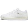 Puma Court Classic 353780 - Sneaker da Uomo per Sportliche Spaziergänge in Weiß, Low-Top, Schnürung, Unisex-Größen 40, 41, 42, Puma Bianco Silver Mist Puma Silver, 47 EU