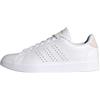 Adidas Donna Advantage 2.0 Shoes, Cloud White/Putty Mauve/Gold Met, 40 EU