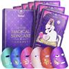 ZealSea Maschere Viso, Collagene Anti-età, Idratanti, Astaxantina Q10 Antiossidante, All-in-one Sheet Mask, Regalo Spa a Casa 6 pz