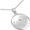 LillyMarie Collana Personalizzata Ariete Con Pendente Rotondo Del Zodiaco Argento 925 Idea Regalo Donna