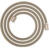 hansgrohe Designflex - Tubo Flessibile Doccia in Tessuto 2,00 M con Protezione Antitorsione E Antipiega, Incl. Guarnizioni Bronzo Spazzolato