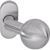 OGRO 90050057185 - Pomello per porta RENOVI 3548 VO, rosetta 30 x 68 x 10, bottone a gomito, argento anodizzato,